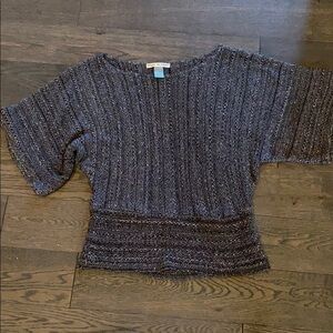 two-one-two New York Grey/Silver Sweater Size L